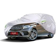 HCH-Car cover Car Cover Compatible with Mercedes Benz GLS Class GLS 450 Waterproof Car Cover Full Car Tarpaulin Outdoor Sunscreen Scratch Proof UV Protection Full Car Cover Silver Car Covers