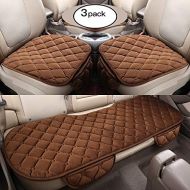 HCMAX Soft Car seat Cover Cushion Pad Mat Protector for Auto Supplies for Sedan Hatchback SUV - 2+1 Front Seat Covers & Rear Seat Covers