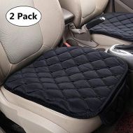 HCMAX Soft Car seat Cover Cushion Pad Mat Protector for Auto Supplies for Sedan Hatchback SUV - 2 Pack Front Seat Cover