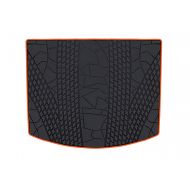 HD-Mart Cargo Liners Custom Fit for Ford Escape 2012 2013 2014 2015 2016 2017 2018 2019 Trunk Mats Full Black Rubber for All Weather Heavy Duty Odorless