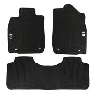 HD-Mart Car Floor Mats Lexus ES 2012-2013-2014-2015-2016-2017-2018, Custom Fit Black Rubber Car Floor Liners Set for All Weather Protection - Heavy Duty & Odorless