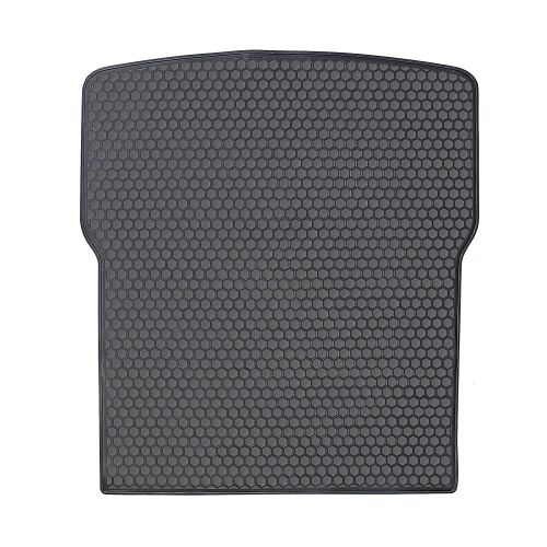  HD-Mart Cargo Mats Liners Tesla Model S 2016-2017-2018-2019 Custom Fit Trunk Mats, Black Rubber for All Weather Heavy Duty & Odorless