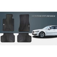 HD-Mart Car Floor Mat for BMW New 5 Series Custom Fit G30 G31 2017-2018-2019, Rubber Black Auto Floor Mats All Weather Heavy Duty & Odorless