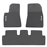 HD-Mart Car Floor Mats Tesla Model 3 2017-2018-2019, Custom Fit Black Rubber Car Floor Liners Set for All Weather Protection - Heavy Duty & Odorless