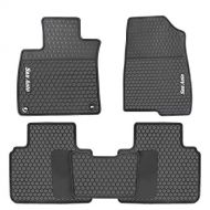 HD-Mart Car Rubber Floor Mat for Honda Accord 10th Generation 2018-2019 Custom Fit Black Auto Liner Mats All Weather, Heavy Duty & Odorless