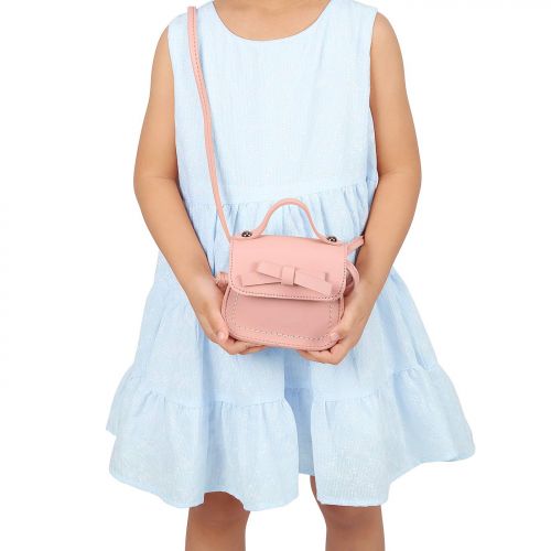  HDE Small Fashion Purse for Little Girls Pastel Toddler Kids Bag Cute Bow