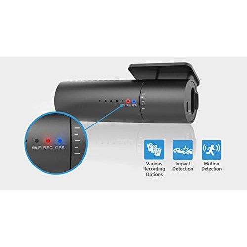  HDVD BlackVue New DR590W-1CH 16GB, Car Black BoxCar DVR Recorder, Full HD 1080p Front, 60FPS, Built-in Wi-Fi, G Sensor, 16GB SD Card + Power Magic Pro + Fuse Tap Warning Sign Incl