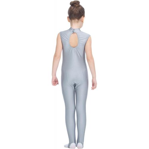  HDW DANCE Girls Dance Unitard Long Bodysuit Nylon and Spandex