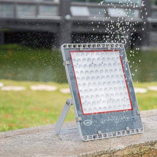  HDZWW Security lights floodlight outside lighting with sensor lights outdoor Light With PIR LED Security Light Waterproof Daylight Outdoor Garden Square Safety Lamp Advertising Sig