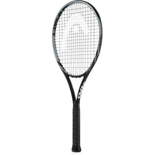 헤드 Metallix Spark Tour Stealth Tennis Racket - Pre-Strung Adult Tennis Racquet for Control