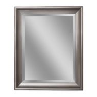 Head West 35 x 45 Wall Brush Nickel Transitional Mirror,35x45