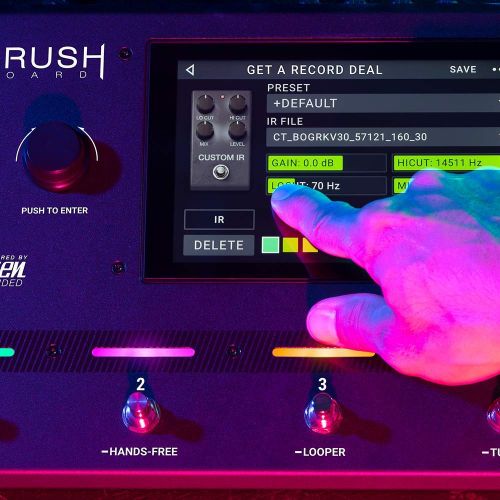 헤드 Head Rush HeadRush Gigboard | Ultra-Portable Guitar FX and Amp Modelling Processor With Eleven HD Expanded DSP Software, 7-Inch Touchscreen, Built in Looper, IR Support and USB Audio Connect