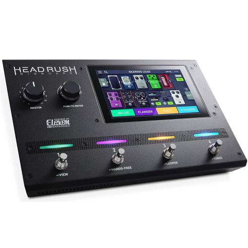 헤드 Head Rush HeadRush Gigboard | Ultra-Portable Guitar FX and Amp Modelling Processor With Eleven HD Expanded DSP Software, 7-Inch Touchscreen, Built in Looper, IR Support and USB Audio Connect