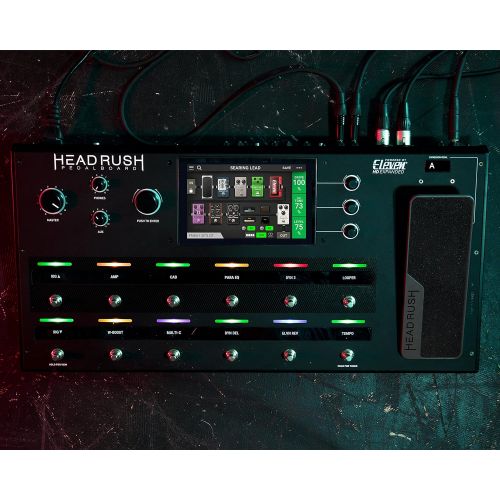 헤드 Head Rush HeadRush Pedalboard | Guitar Amp & FX Modelling Processor With Eleven HD Expanded DSP Software, 7-Inch Touchscreen, Expression Pedal, Built-in Looper, IR Support and USB Audio Conn