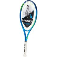 HEAD Ti. Conquest Tennis Racket - Pre-Strung Head Light Balance 27 Inch Racquet - 4 1/2 in Grip,Blue