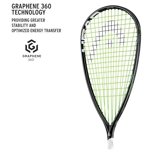 헤드 Head Speed Squash Racquet Series (Touch, 360, 360+, Auxetic) - Featuring AFP Racquet Stringing Technology - Ultimate Power and Speed Racquet