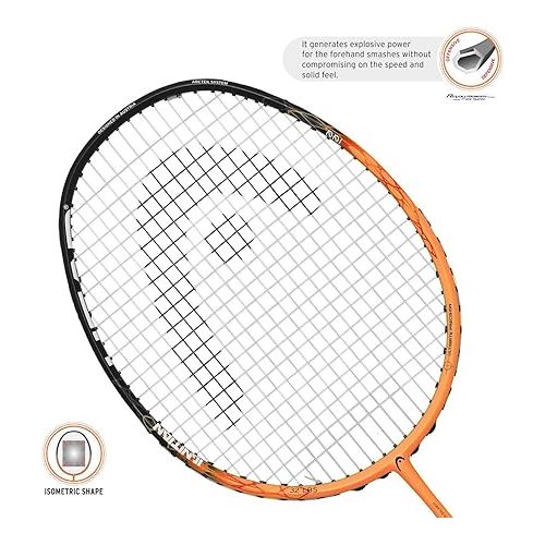 헤드 HEAD Ignition 100 HM Graphite Badminton Racquets, G4