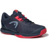 HEAD Men's Sprint Pro 3.0 Tennis Court Shoes Midnight Navy/Neon Red, 10.5