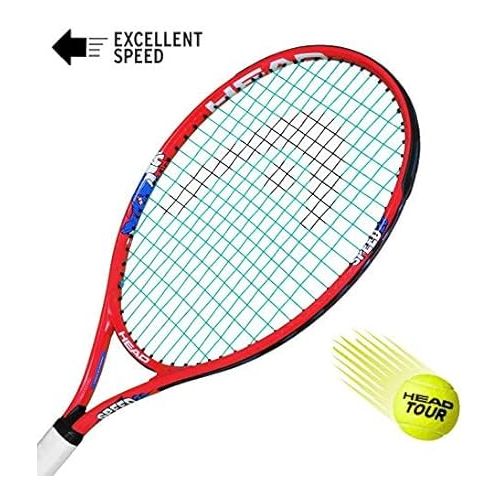 헤드 HEAD Speed 23 Graphite Tennis Racquet for Juniors, Multicolor