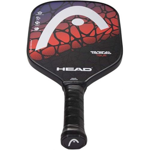 헤드 HEAD Graphite Pickleball Paddle - Radical Tour Lightweight Paddle w/ Honeycomb Polymer Core & Comfort Grip