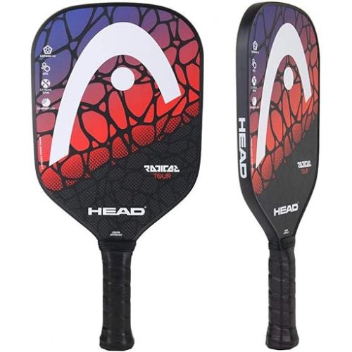 헤드 HEAD Graphite Pickleball Paddle - Radical Tour Lightweight Paddle w/ Honeycomb Polymer Core & Comfort Grip