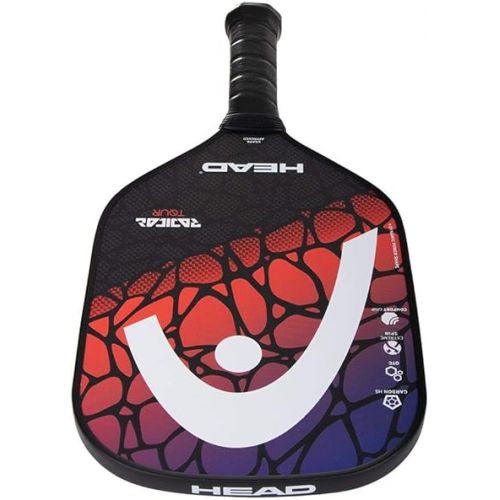 헤드 HEAD Graphite Pickleball Paddle - Radical Tour Lightweight Paddle w/ Honeycomb Polymer Core & Comfort Grip