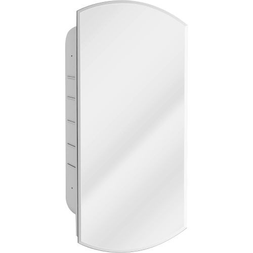 헤드 Head West Beveled Eclipse Mirror Recessed Medicine Cabinet, 16-Inch by 30-Inch