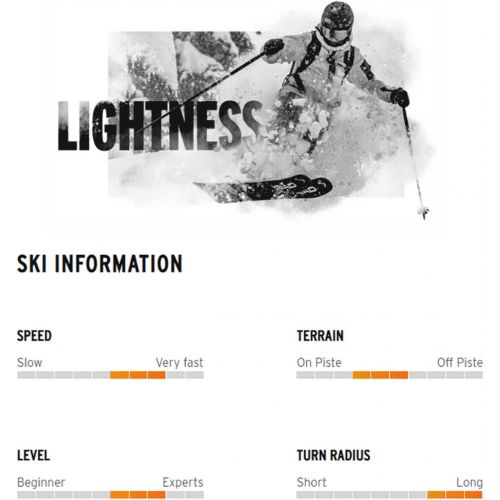 헤드 HEAD Unisex Kore 93 Graphene Lightweight High-Performance All-Mountain Freeride Skis - Bindings Not Included