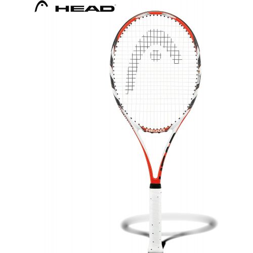 헤드 HEAD Microgel Radical Midplus Tennis Racket - Pre-Strung 27 Inch Adult Racquet