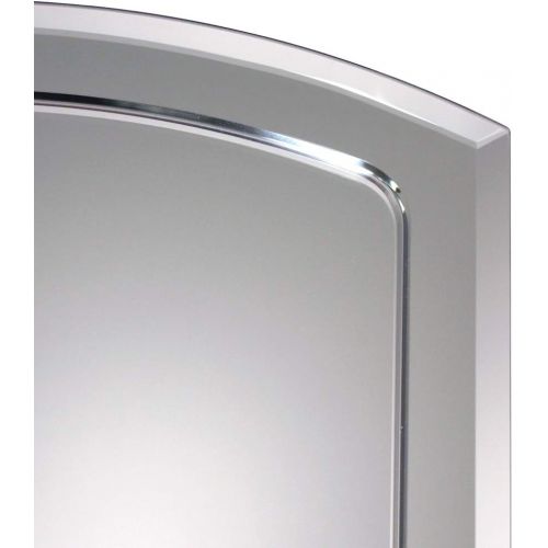 헤드 Head West Headwest V-Groove Beveled Mirror Recessed Medicine Cabinet, 16-Inch by 30-Inch