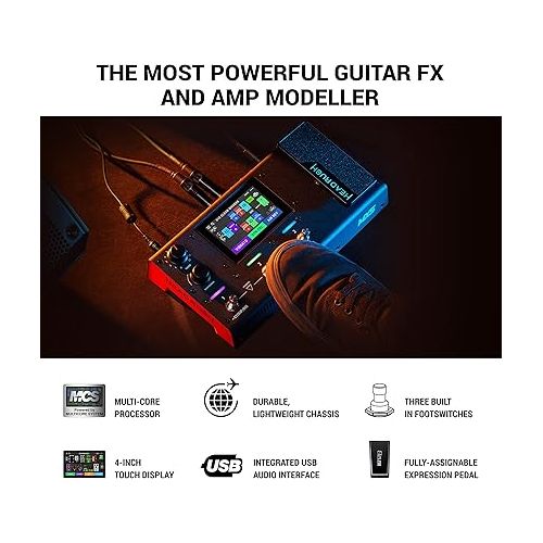  Headrush MX5 and Expression Pedal Bundle - Guitar Amp and Multi Effect Modelling Processor with Audio Interface and Expression Pedal