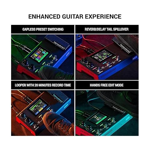  Headrush MX5 and Expression Pedal Bundle - Guitar Amp and Multi Effect Modelling Processor with Audio Interface and Expression Pedal