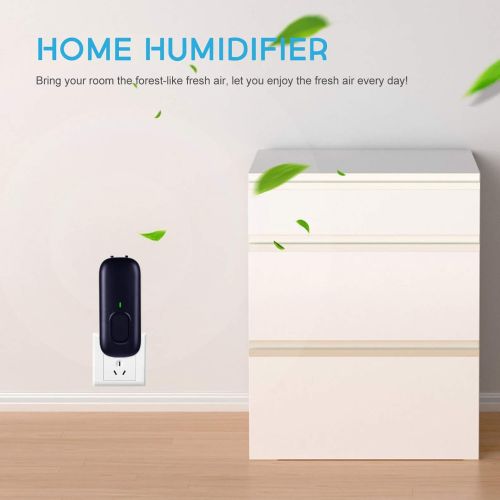  HEALLILY Air Purifier Quiet Safety Air Filter Mini Portable Air Cleaner Eliminate for Home Bedroom Living Room Kitchen Office Blue