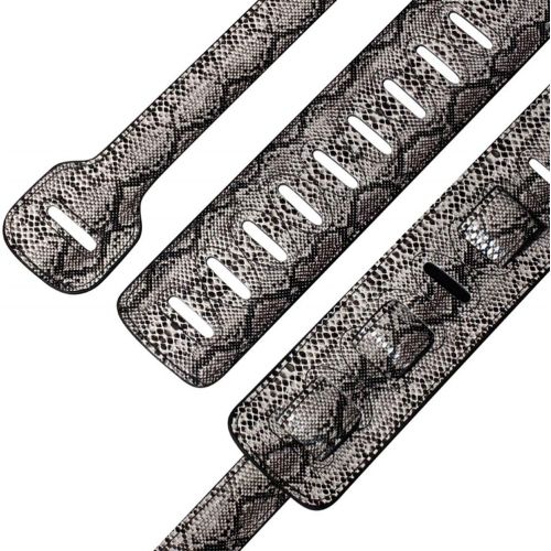  [아마존베스트]HEALLILY Guitar Strap Comfortable Durable Abrasion Resistant Snakeskin Pattern Guitar Strap for Classical Acoustic Guitars