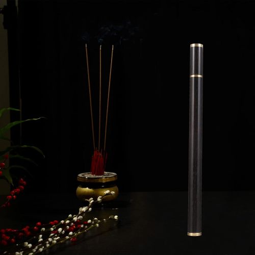  인센스스틱 HEALLILY Wooden Incense Stick Tube Incense Stick Storage Container Box Incense Canister Holder with Lid