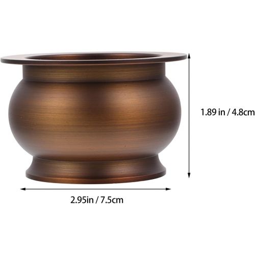  인센스스틱 HEALLILY Antique Incense Burner Holder Cone Stick Incense Bowl Ash Catcher Tibetan Buddhist Supplies Aromatherapy Ornament for Yoga Spa Meditation