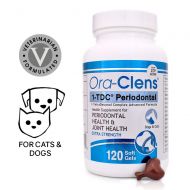 HEALTHY PETS Ora-Clens 1-TDC Periodontal - Support Healthy Teeth and Gums in Dogs and Cats - Safe and Non-invasive - 120 Capsules
