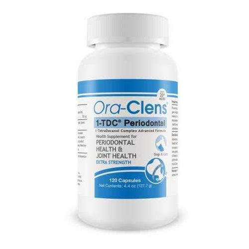  HEALTHY PETS Ora-Clens 1-TDC Periodontal - Support Healthy Teeth and Gums in Dogs and Cats - Safe and Non-invasive - 120 Capsules