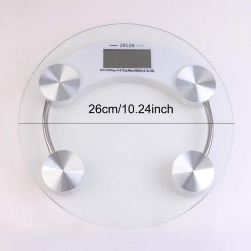  HEARTLIFE Weighing Scale 180Kg Tempered Glass Personal Scales Smart Household Gym Decor Scale Electronic Digital...