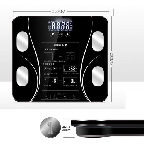  HEARTLIFE Weighing Scale Hot Bathroom Body Fat Bmi Scale Digital Human Weight Mi Scales Floor LCD Display Body...