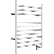 HEATGENE Towel Warmer Wall-Mounted Hardwired Heated Towel Rack Hot Towel Bar Brushed