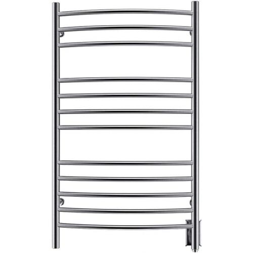  HEATGENE Towel Warmer Wall Mount Electric Plug-in/Hardwired Heated Towel Rack Brushed