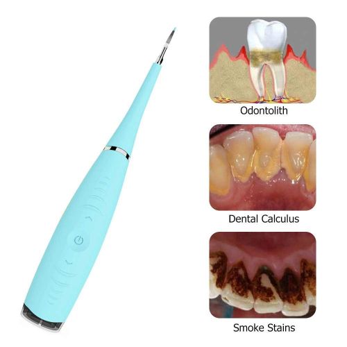  HEBEONE Teeth Whitening Waterproof Tooth Stain Eraser Tartar Teeth Stains Scaling Tools USB Charging...