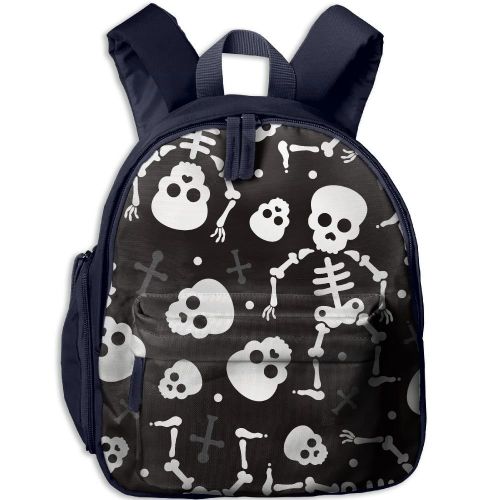  HEHETAN KIDS Kids Pre School Backpack Boy&girls Death Skull Halloween Skeleton Book Bag