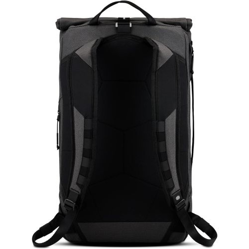  HEIMPLANET Original HPT Carry Essentials - COMMUTER PACK 18L Roll-Top everyday Backpack with 15 Laptop compartment and side quick access Supports 1% for The Planet (Black/Castleroc