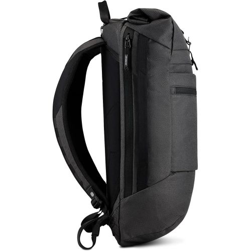  HEIMPLANET Original HPT Carry Essentials - COMMUTER PACK 18L Roll-Top everyday Backpack with 15 Laptop compartment and side quick access Supports 1% for The Planet (Black/Castleroc