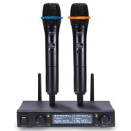 HEIMU 927 Handheld Wireless Microphone (2 Handheld Mic)