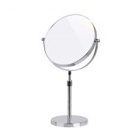 HELIn Wall-Mounted Vanity Mirrors HELIn Makeup Mirrors Wall-Mounted Mirrors Mirror Free Lifting 3X Bathroom Makeup Mirror Shaving Mirror Free Standing Tabletop Mirror for Compact Beauty Round 360°Swivel Bathroom Mi