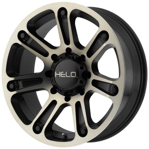  HELO HE904 Satin Black Machined Dark Tint Wheel Chromium (hexavalent compounds) (20 x 10. inches /8 x 125 mm, -18 mm Offset)