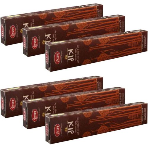  인센스스틱 HEM Mantra Incense Agarbatti Pack of 6 Incense Sticks Boxes, 15gms Each, Hand Rolled in India Fresh, Pure and Long Lasting Fragrance for Relaxation, Anxiety and Stress Relief, Calm